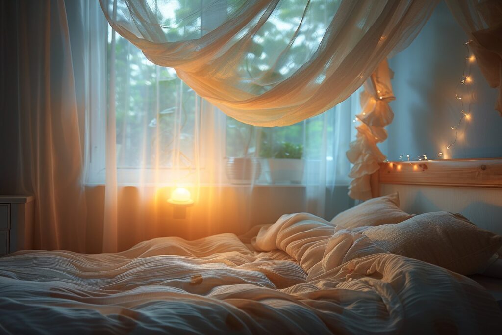 Les bienfaits des ciels de lit pour le sommeil et l&rsquo;imagination des enfants