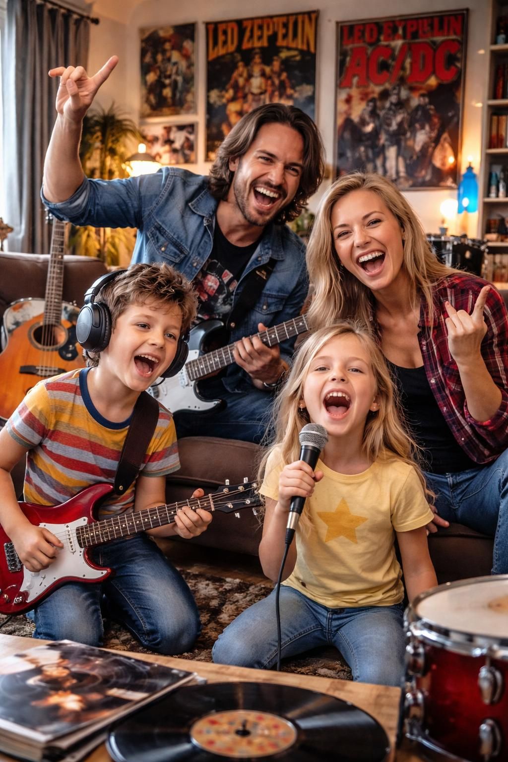 plongez dans le rock familial avec led zeppelin et queen pour faire découvrir à vos enfants les classiques intemporels de la musique.