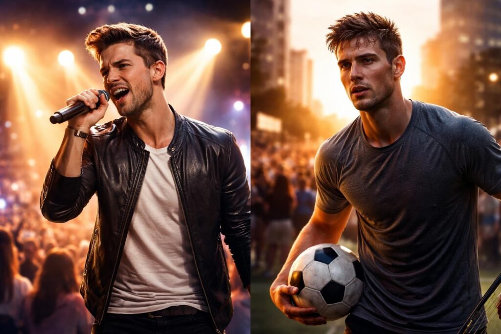Faut-il être un sportif pour devenir un chanteur à succès ?