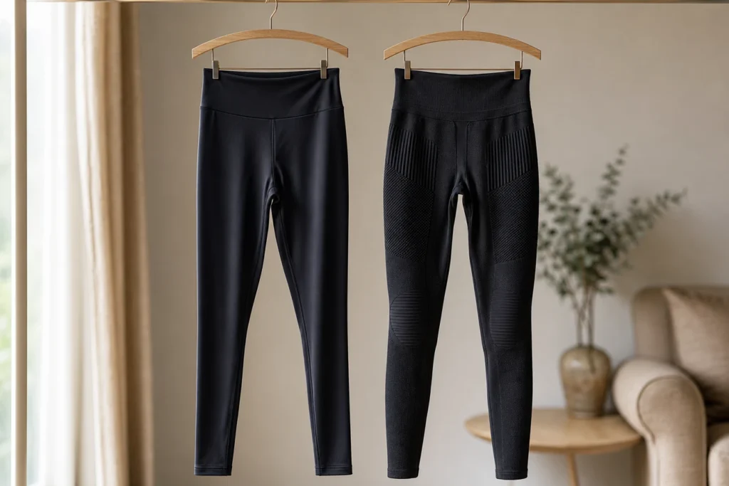 Quelle différence entre un legging et un collant anti-cellulite&nbsp;?