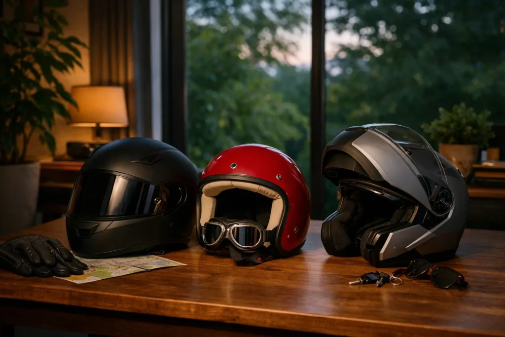 Casque fermé, ouvert, semi-ouvert : lequel pour quoi